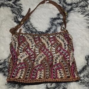 Crochet Pop Tab Satchel